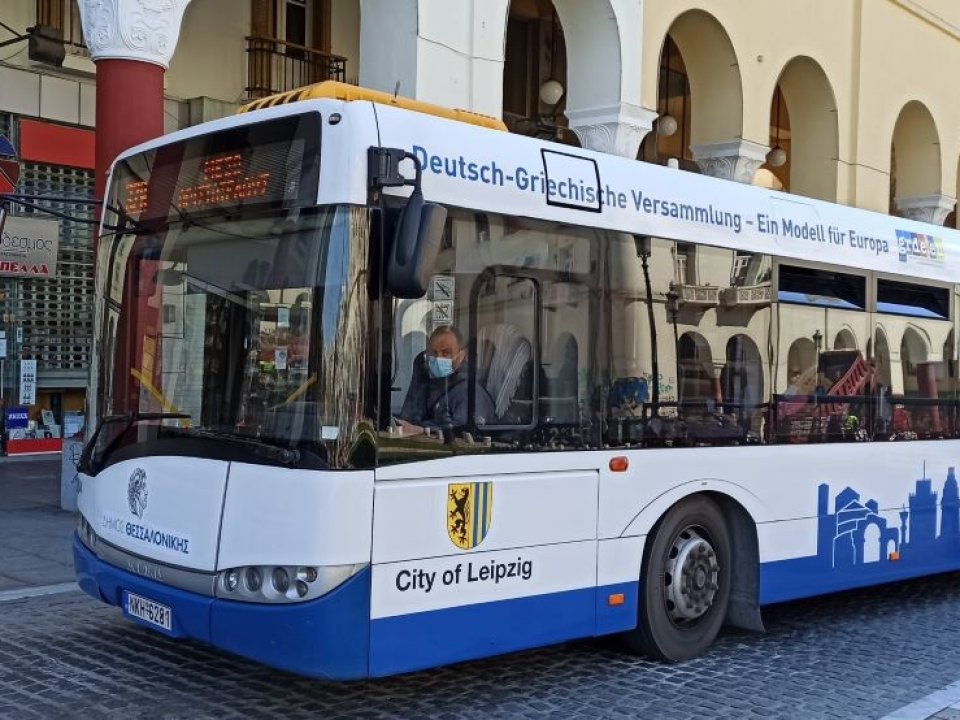 
Überführung der letzten Leipziger Busse an die Stadt Thessaloniki abgeschlossen
